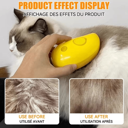 Cepillo vaporizador para mascotas