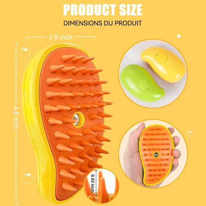 Cepillo vaporizador para mascotas